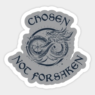 chosen not forsaken - wheel of time Sticker